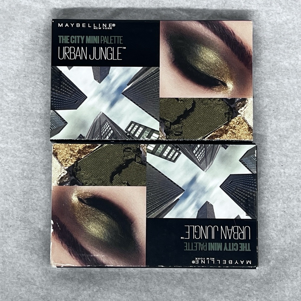 Lot Of 2 Maybelline The City Mini Palette 420 Urban Jungle New - Picture 5 of 5